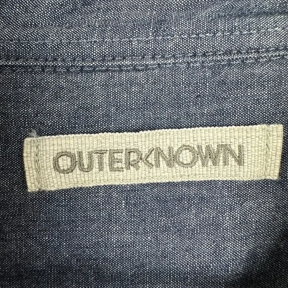OUTERKNOWN LONG SLEEVE BUTTON UP STRIPED SHIRT - Picture 7 of 9